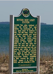 Detour Reef Light Station Marker