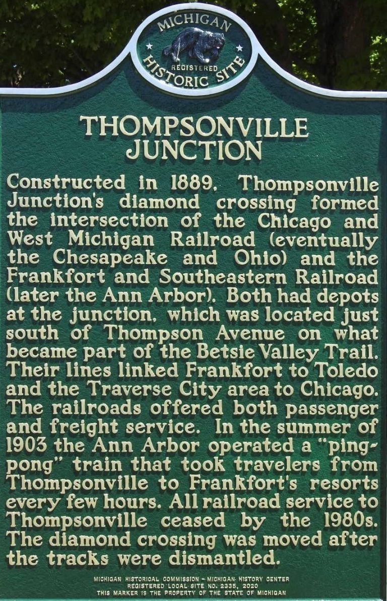 Village of Thompsonville Northern Michigan History