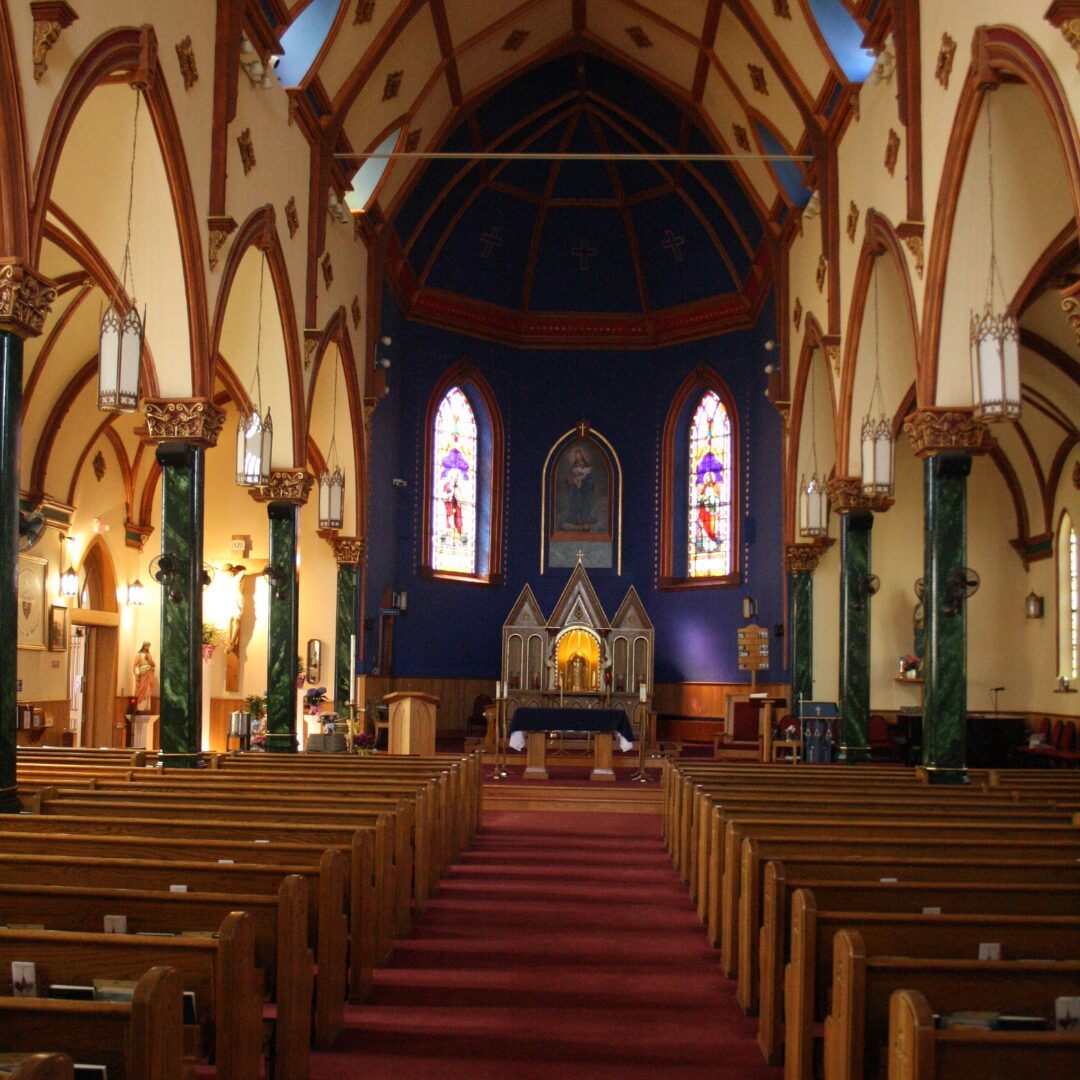 On May 26, 1668, Jesuit missionaries built St. Mary’s Church in Sault Ste. Marie, Michigan’s first permanent wooden structure.