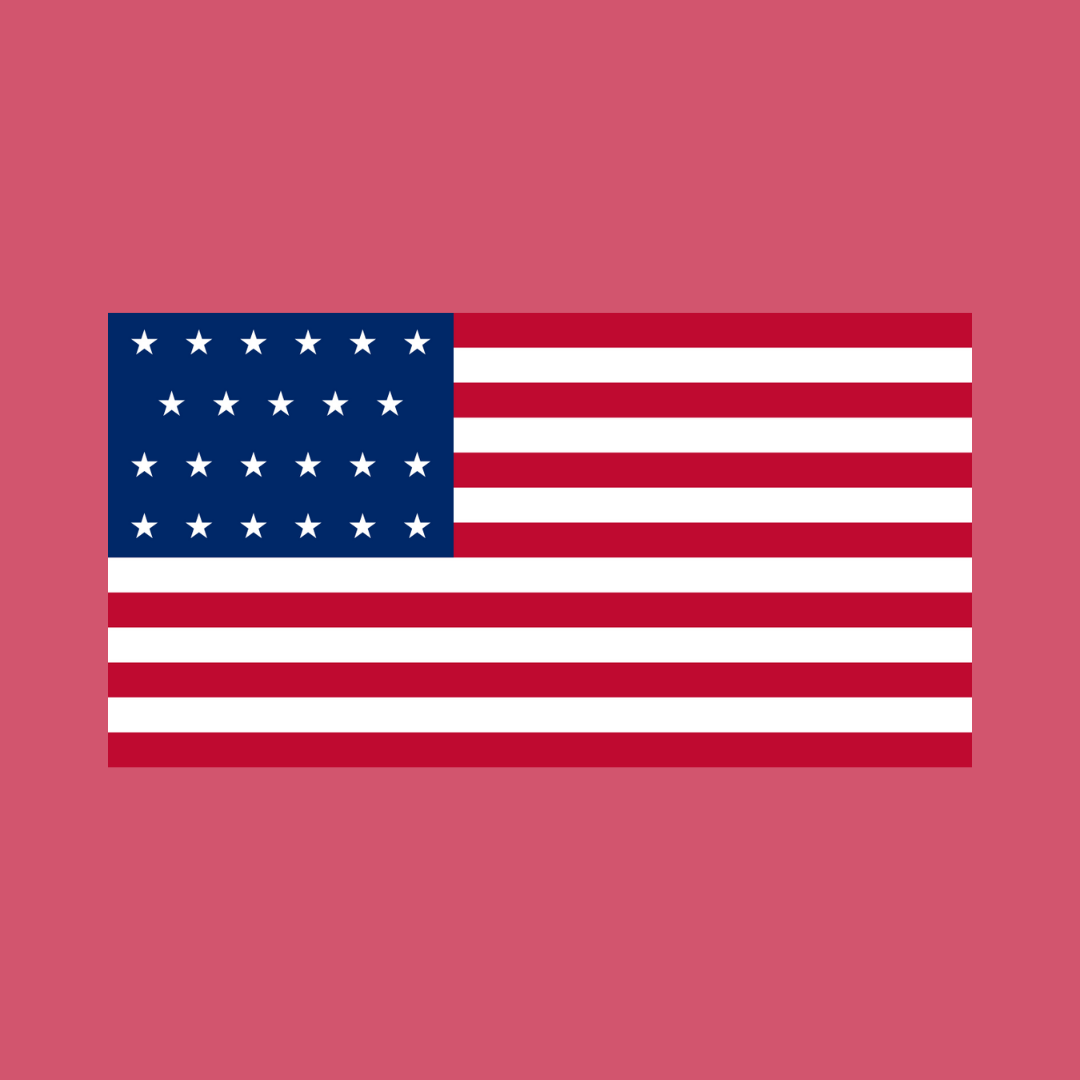 Lewis Cass Lowers the Last Foreign Flag in Michigan