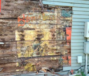 This poster for Buffalo Bill’s Wild West and Congress of Rough Riders of the World Show was discovered last in Manistee as workers removed siding off a building in the Oak Hill area in Filer Township.