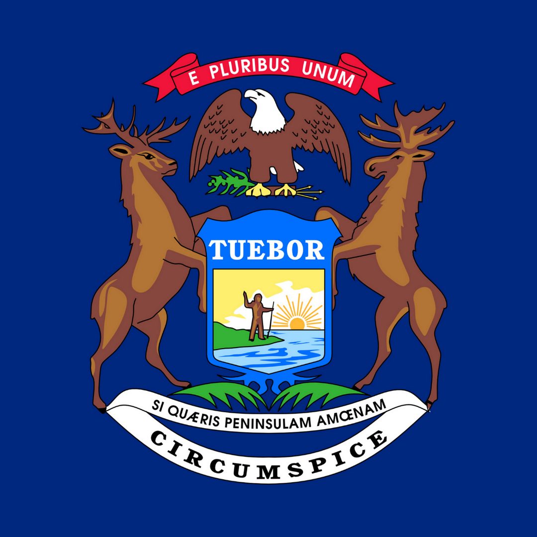 On August 1, 1911, Michigan adopted its current flag—featuring a moose, an elk, and a rich legacy of forgotten designs and one proud governor.