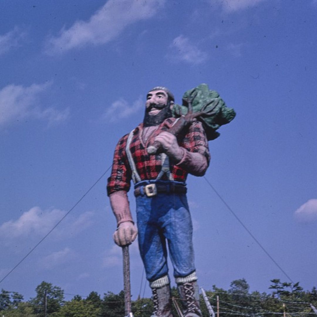 On Aug. 20, 1971, Oscoda celebrated Paul Bunyan Day, staking its claim as the birthplace of the giant lumberjack legend.