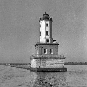 Keweenaw Waterway Lower Entrance Light marks the gateway to the Portage Waterway, reflecting Great Lakes engineering and maritime navigation history.
