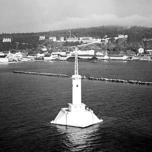 Round Island Passage Light marks a vital channel in the Straits of Mackinac, reflecting modern lighthouse engineering and evolving Great Lakes navigation.