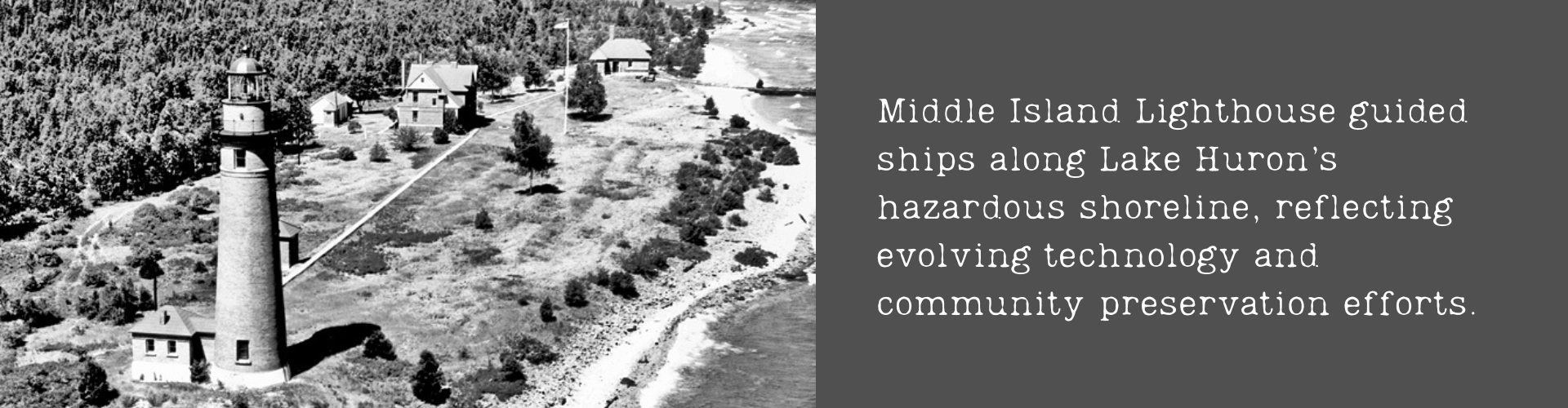 Middle Island Lighthouse guided ships along Lake Huron’s hazardous shoreline, reflecting evolving technology and community preservation efforts.