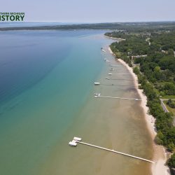 Shoreline south of Bowers Harbor Old Mission Peninsula Traverse City Shoreline south of Bowers Harbor Old Mission Peninsula Traverse City